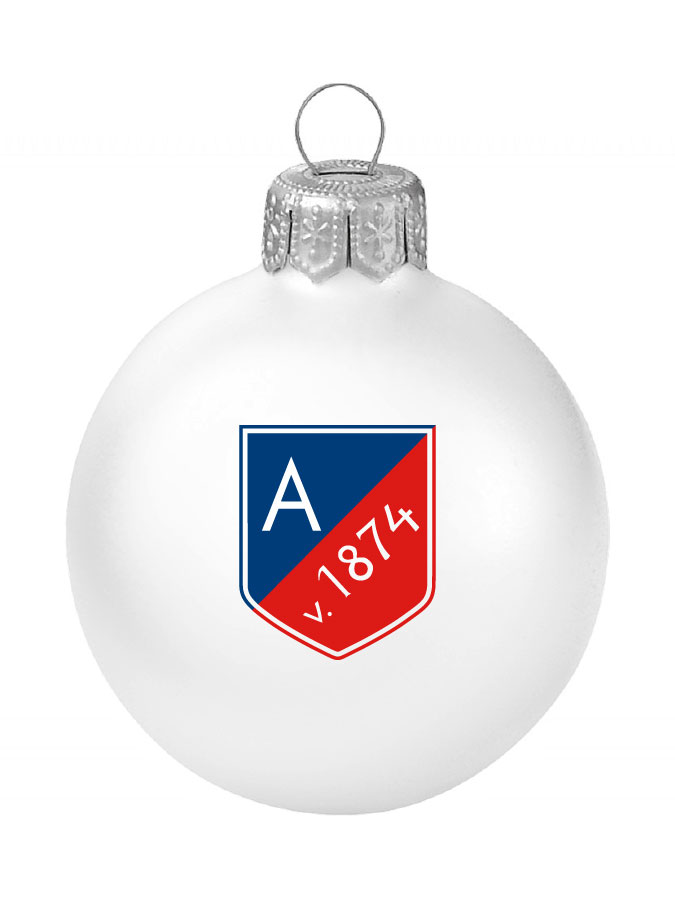 Weihnachtskugel Logo 8cm