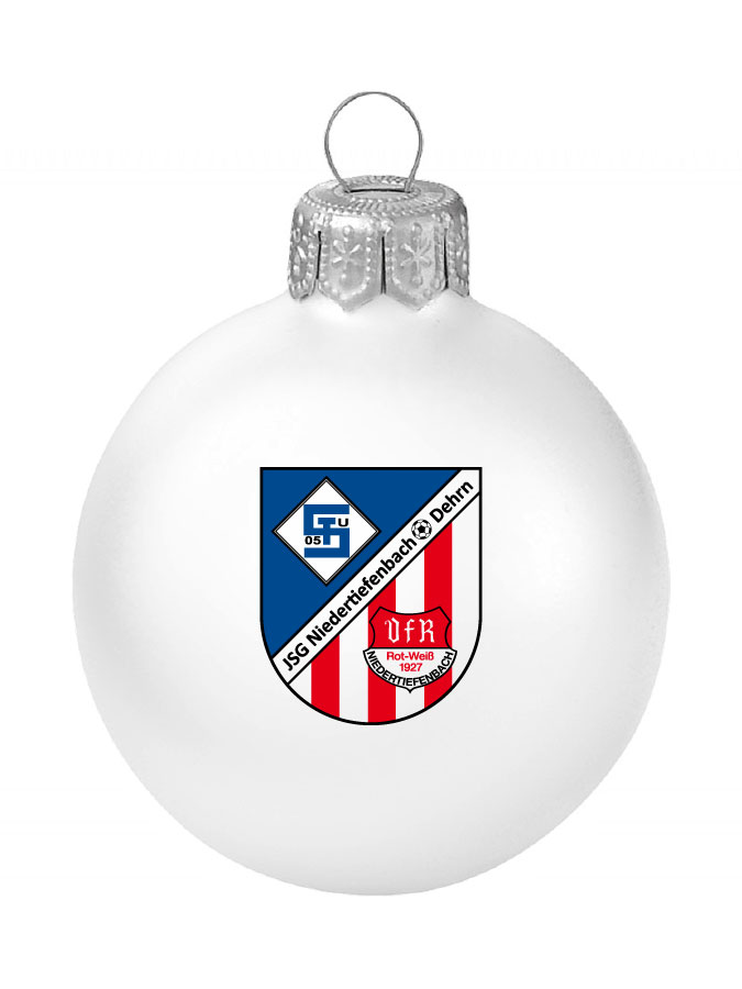 Weihnachtskugel Logo 8cm