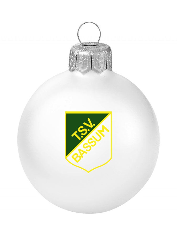 Weihnachtskugel Logo 8cm