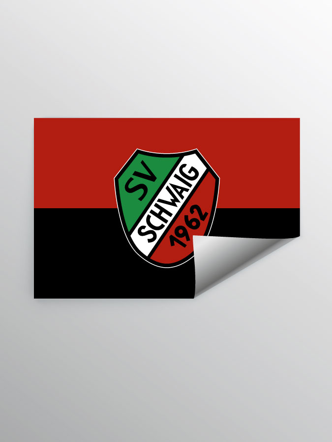Aufkleber DIN A7 Logo