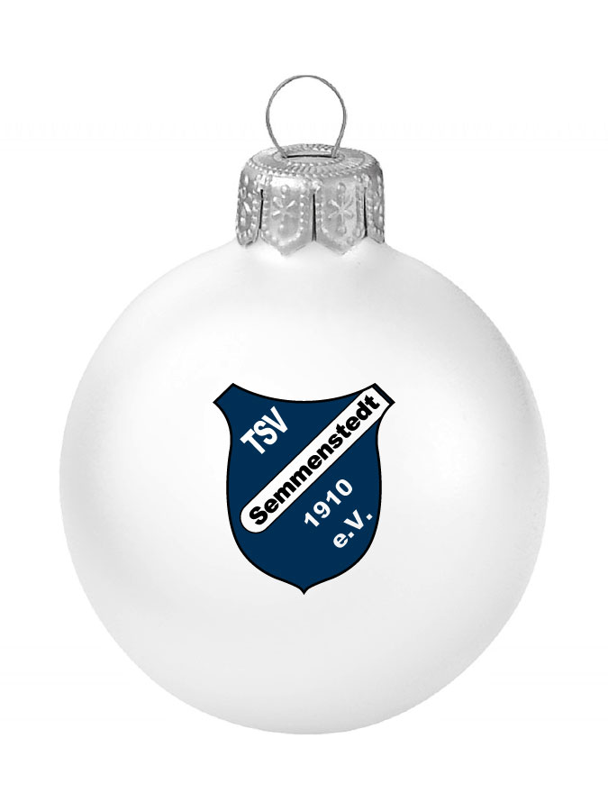Weihnachtskugel Logo 8cm
