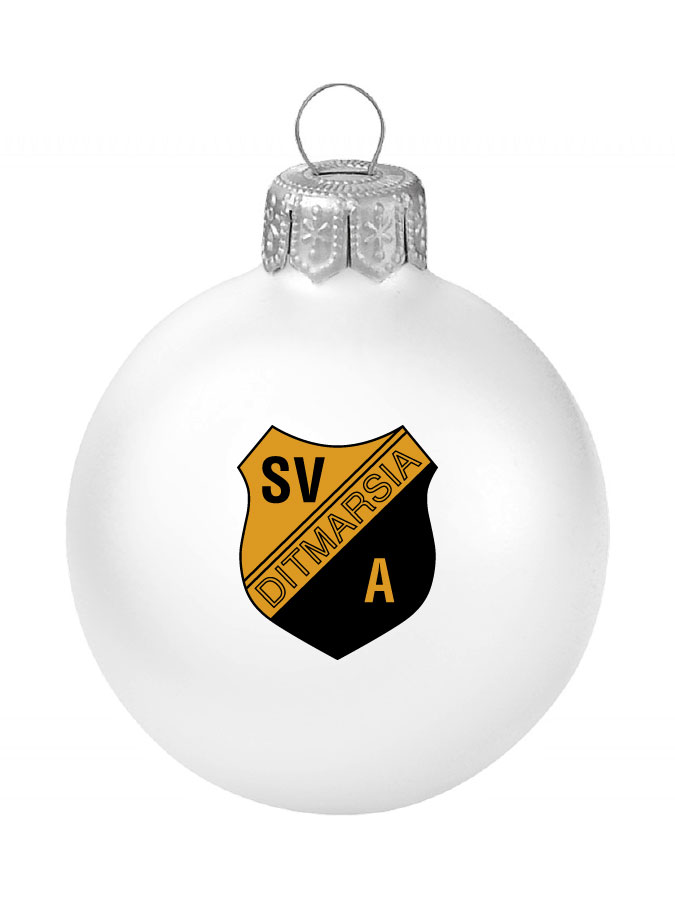 Weihnachtskugel Logo 8cm