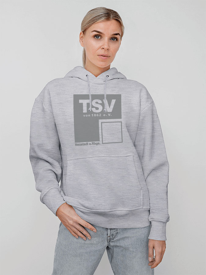 Hoodie All Grey Damen