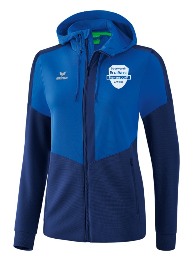 Erima Squad Trainingsjacke mit Kapuze Damen