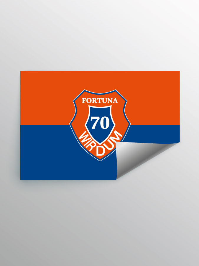 Aufkleber DIN A7 Logo