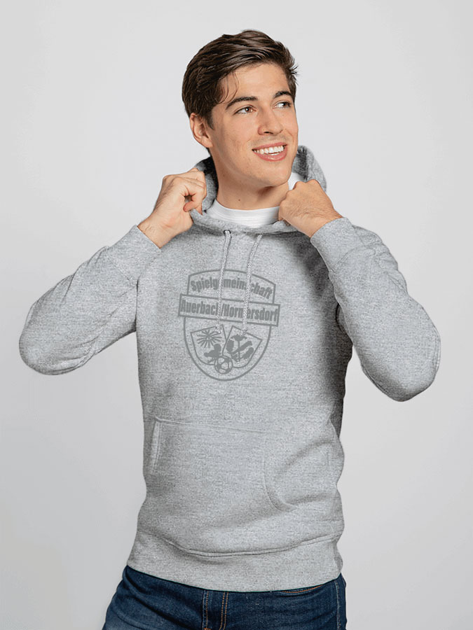 Hoodie All Grey Herren