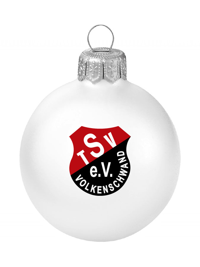 Weihnachtskugel Logo 8cm