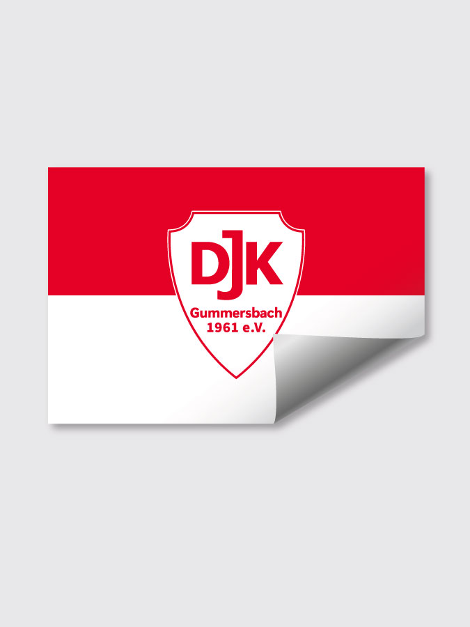 Aufkleber DIN A7 Logo