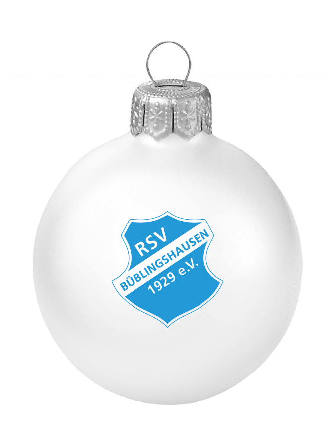 Weihnachtskugel Logo 8cm