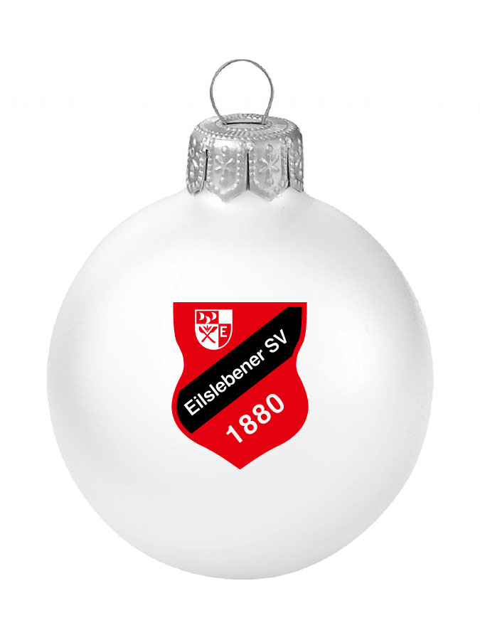 Weihnachtskugel Logo 8cm