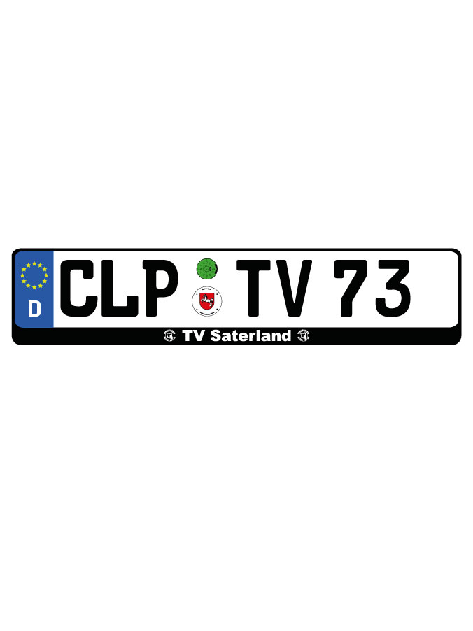 Kennzeichenhalter Kalden (2er Set)