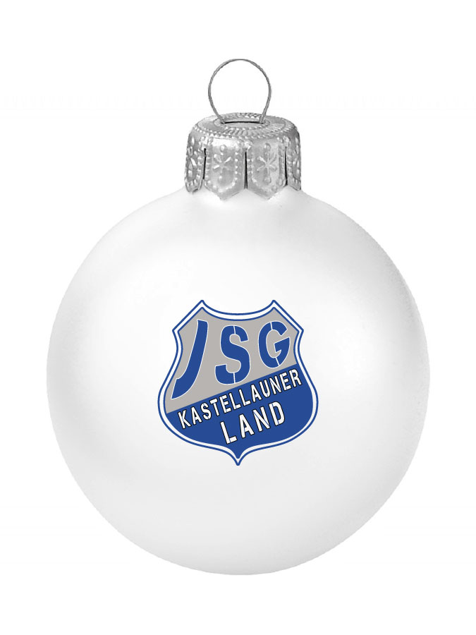 Weihnachtskugel Logo 8cm
