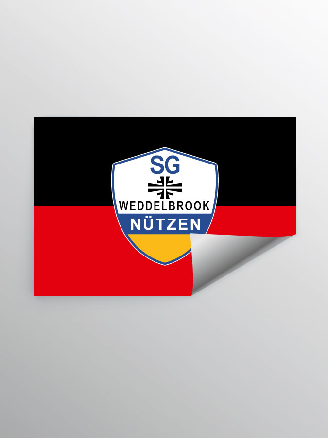 Aufkleber DIN A7 Logo