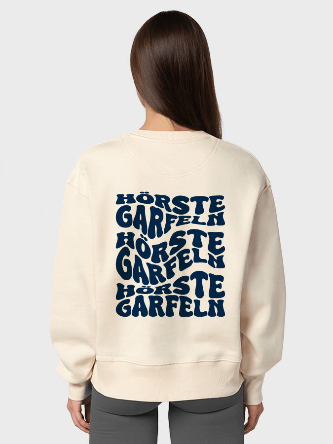 Oversized Sweater Wavy Damen