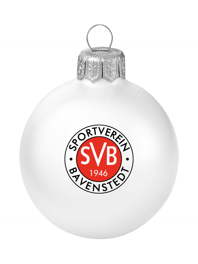 Weihnachtskugel Logo 8cm