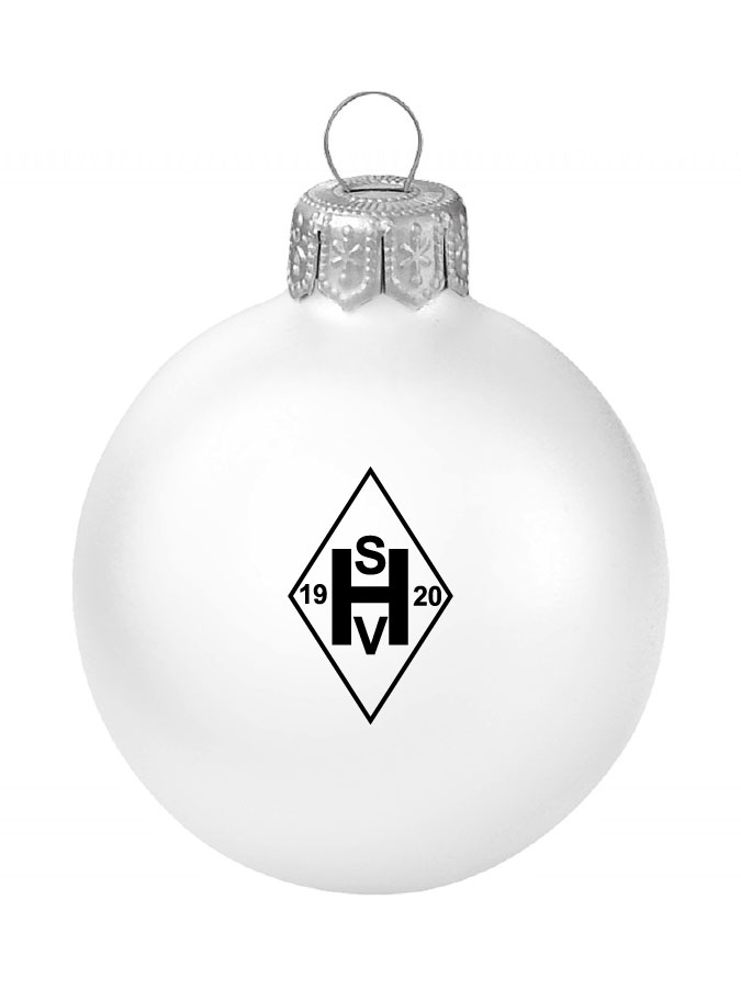 Weihnachtskugel Logo 8cm