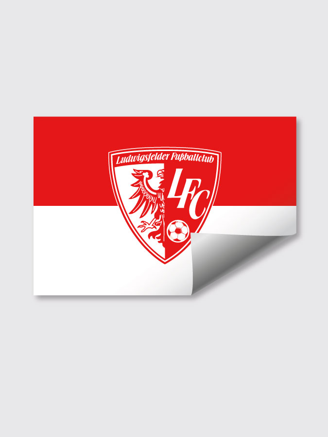 Aufkleber DIN A7 Logo