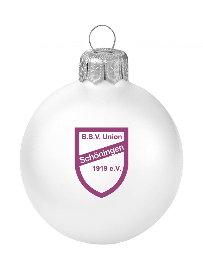 Weihnachtskugel Logo 8cm