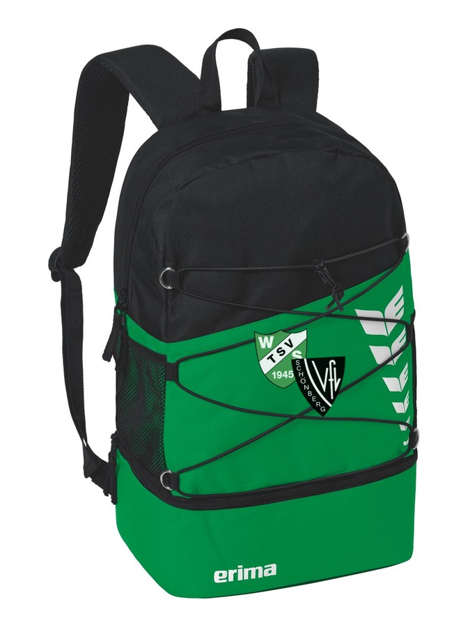 Erima Six Wings Rucksack mit Bodenfach
