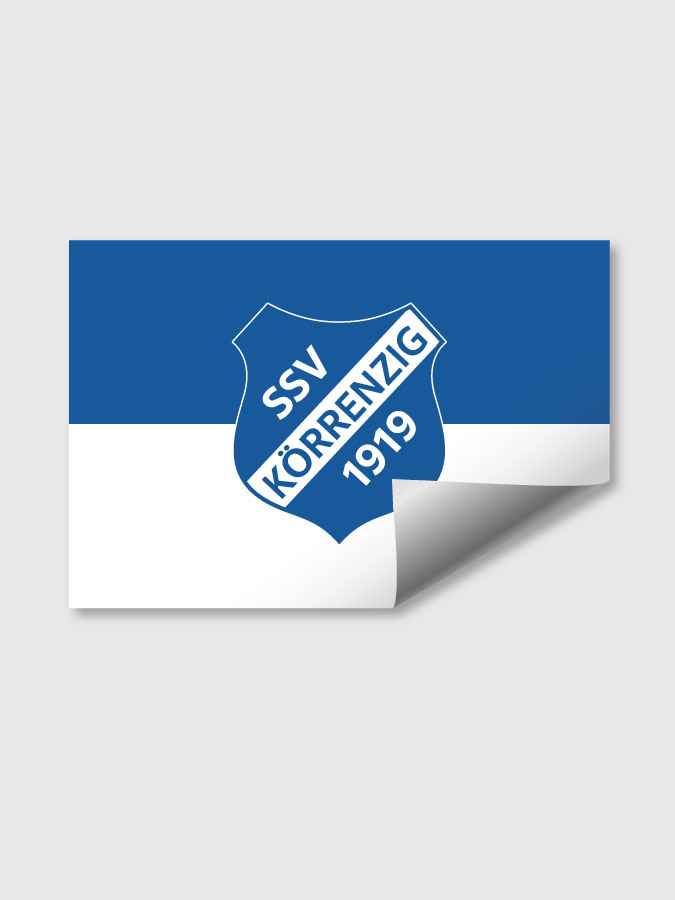 Aufkleber DIN A7 Logo