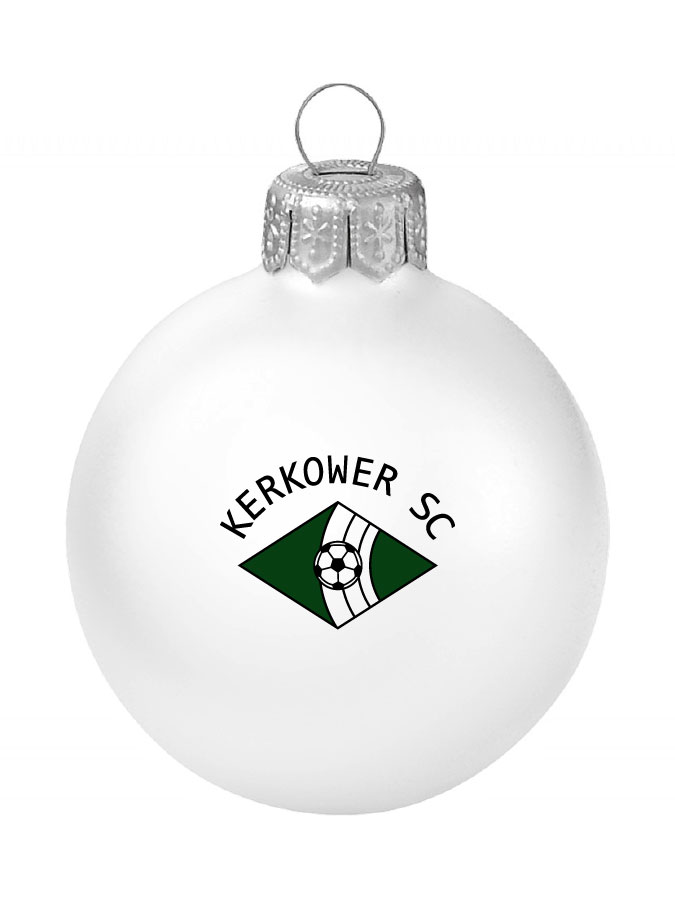 Weihnachtskugel Logo 8cm