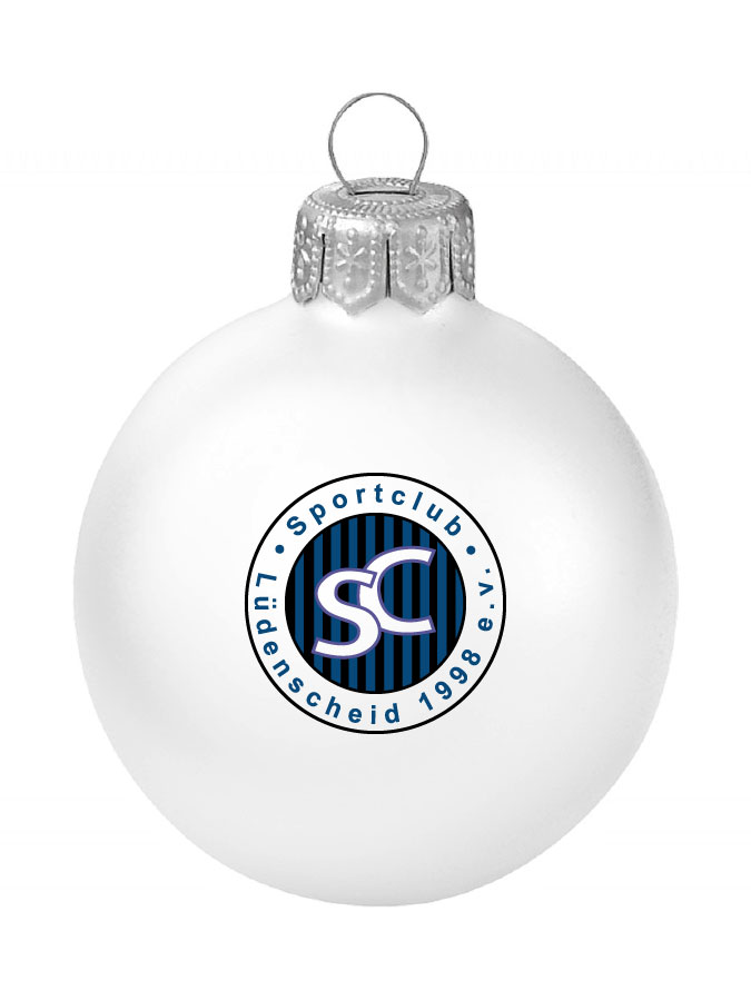 Weihnachtskugel Logo 8cm