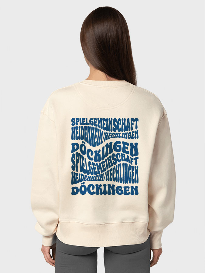 Sweatshirt Oversized Wavy Unisex