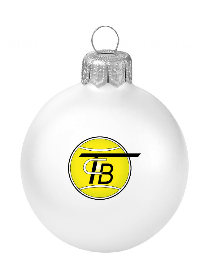 Weihnachtskugel Logo 8cm