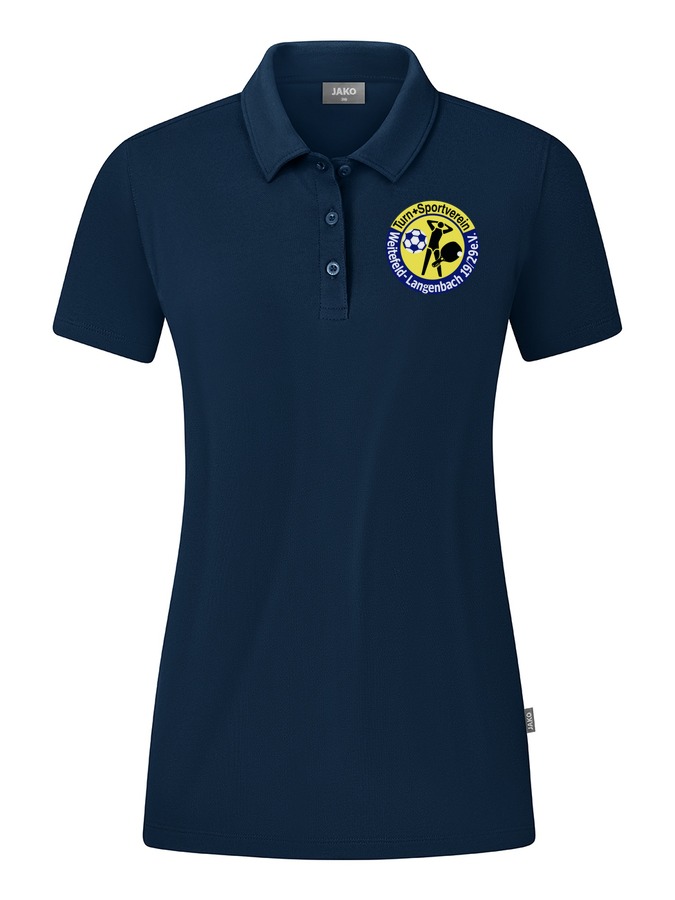 Jako Poloshirt Organic Stretch Damen