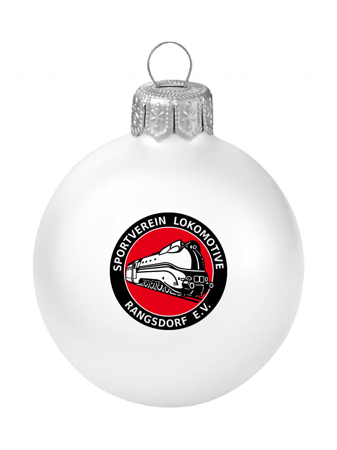 Weihnachtskugel Logo 8cm