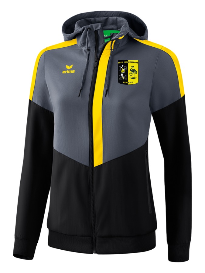 Erima Squad Tracktop Jacke mit Kapuze Damen