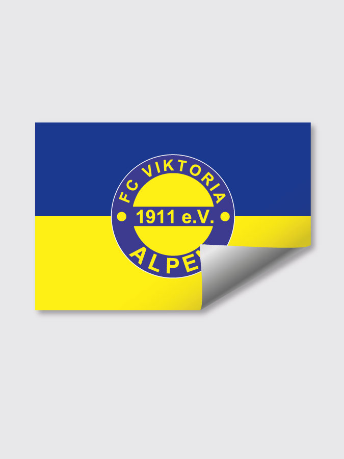 Aufkleber DIN A7 Logo