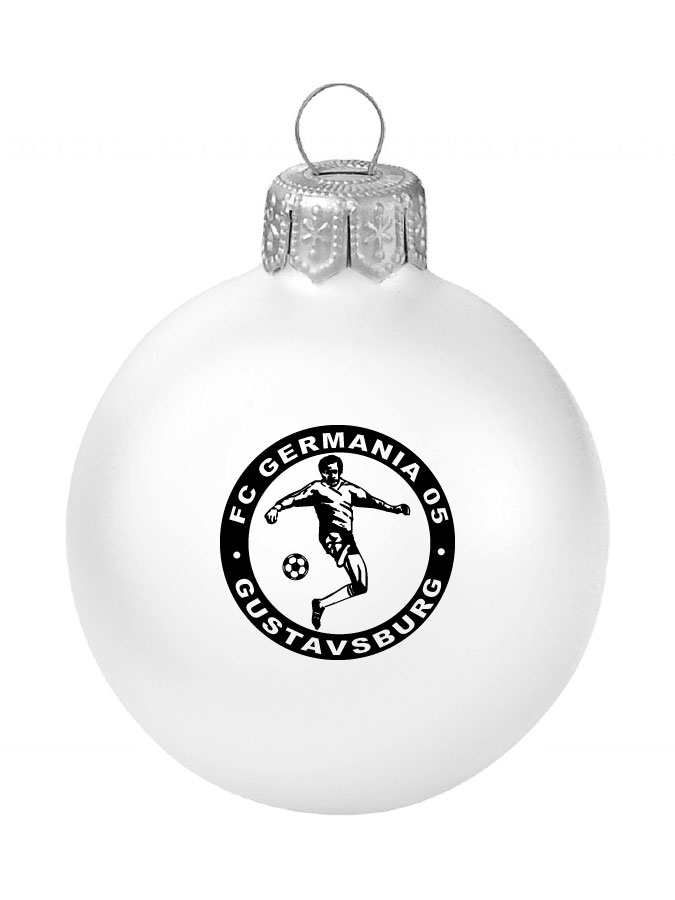 Weihnachtskugel Logo 8cm