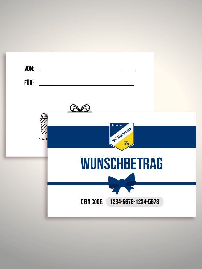 Geschenkgutschein per Versand (Weiß)