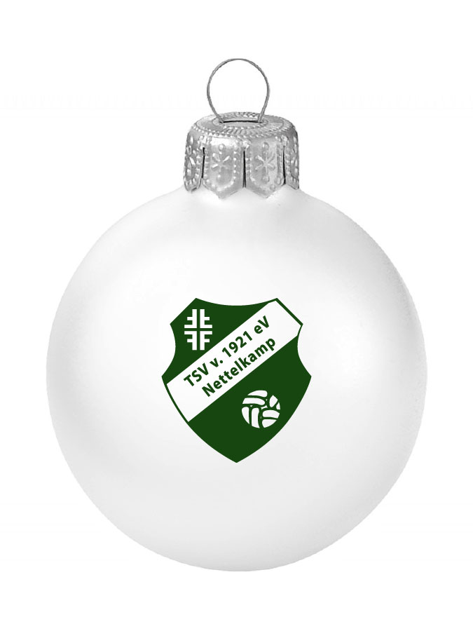 Weihnachtskugel Logo 8cm