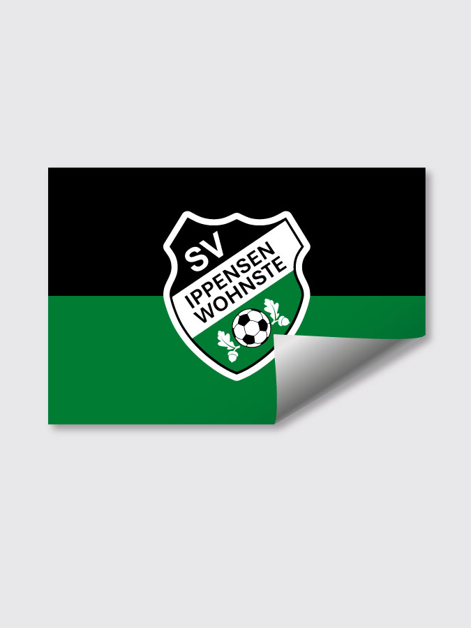 Aufkleber DIN A7 Logo