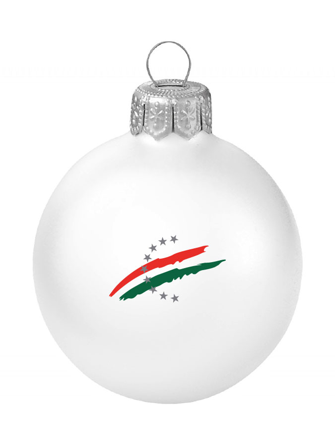 Weihnachtskugel Logo 8cm