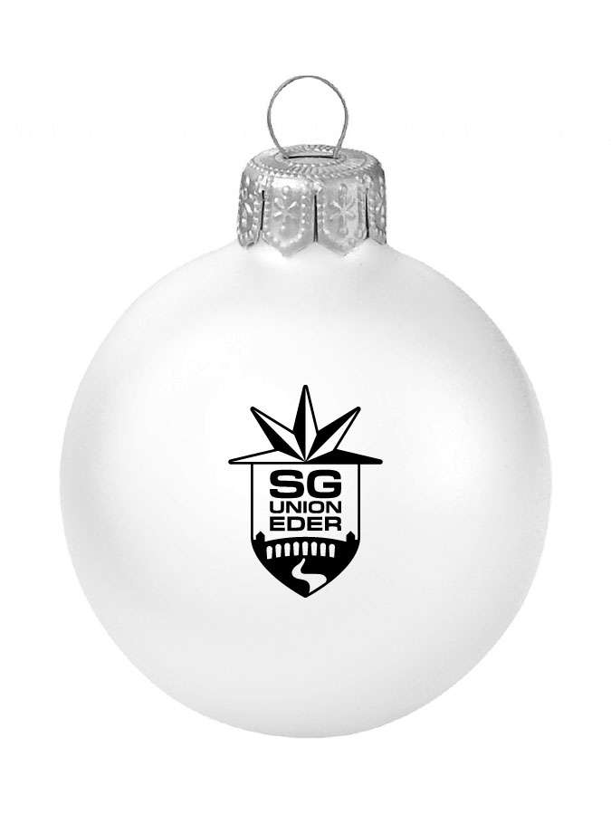 Weihnachtskugel Logo 8cm