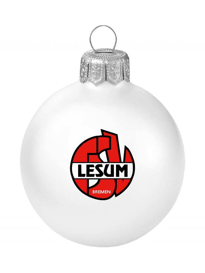 Weihnachtskugel Logo 8cm