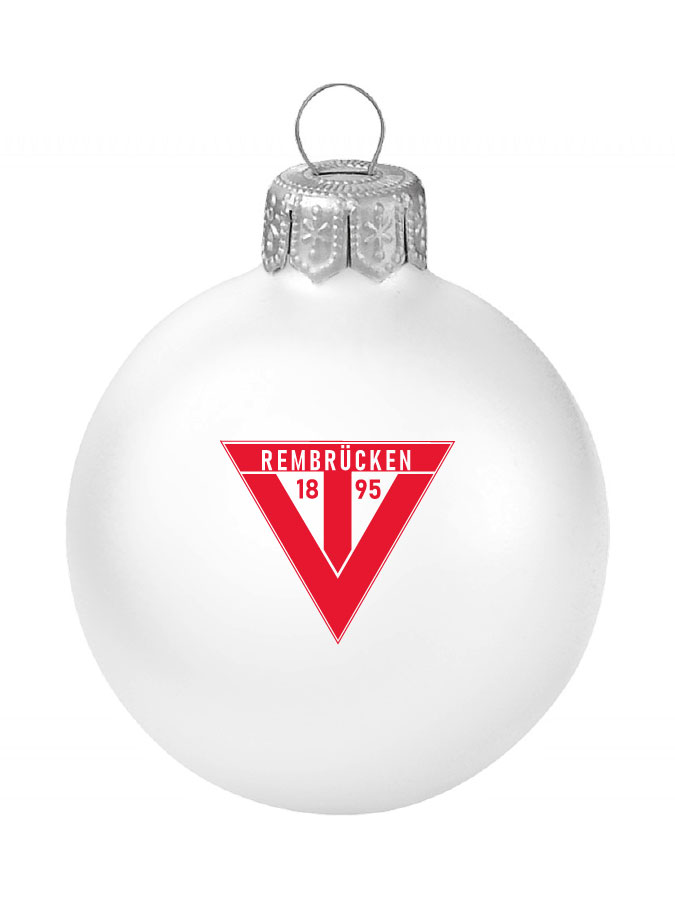 Weihnachtskugel Logo 8cm
