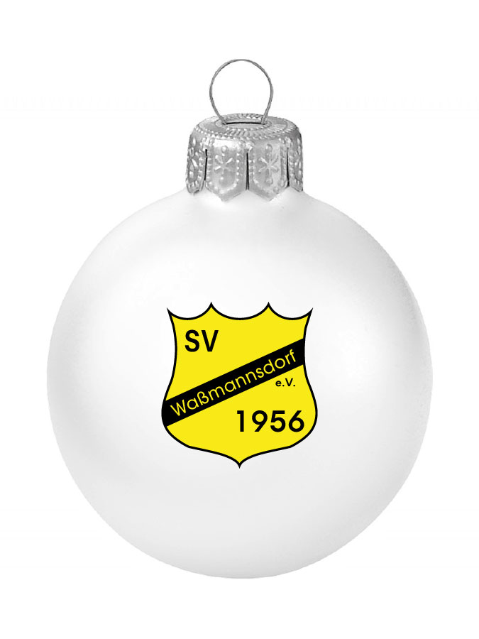 Weihnachtskugel Logo 8cm