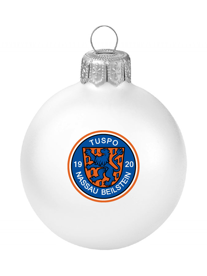 Weihnachtskugel Logo 8cm