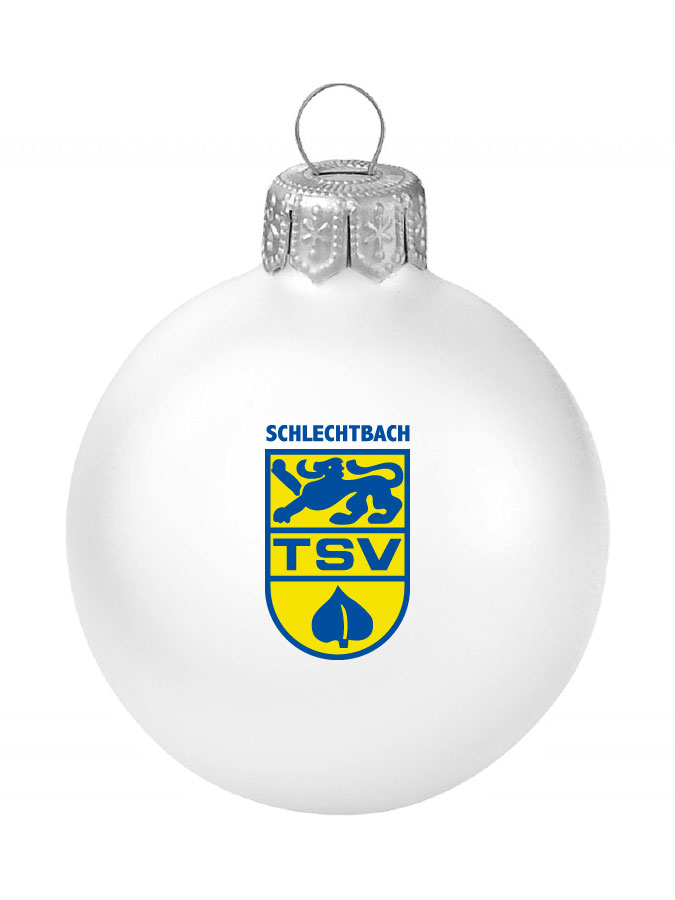 Weihnachtskugel Logo 8cm