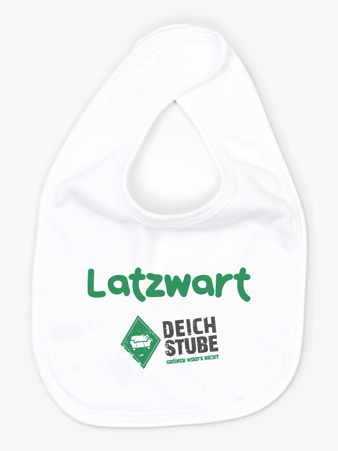 Babylätzchen Latzwart