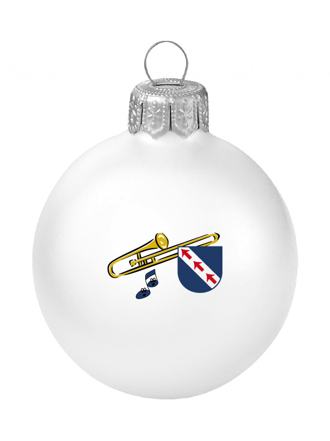 Weihnachtskugel Logo 8cm