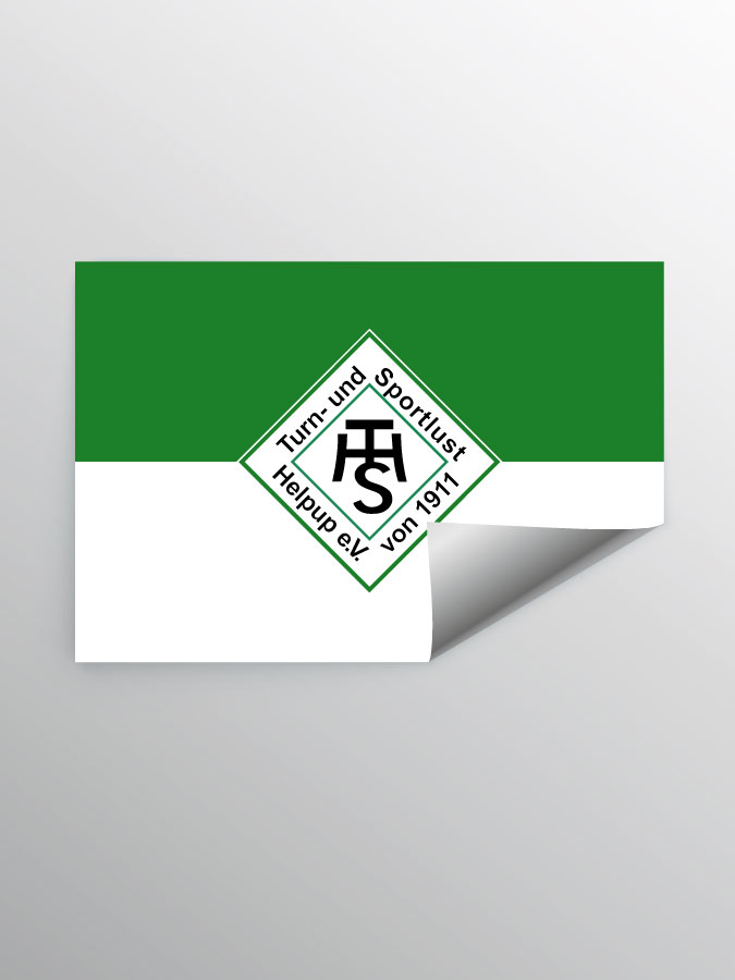 Aufkleber DIN A7 Logo