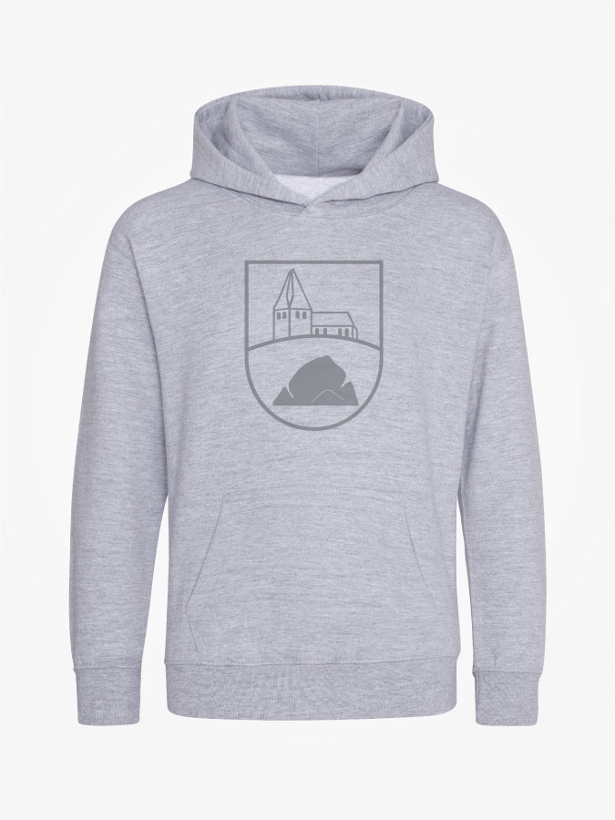 Hoodie All Grey Kids Unisex