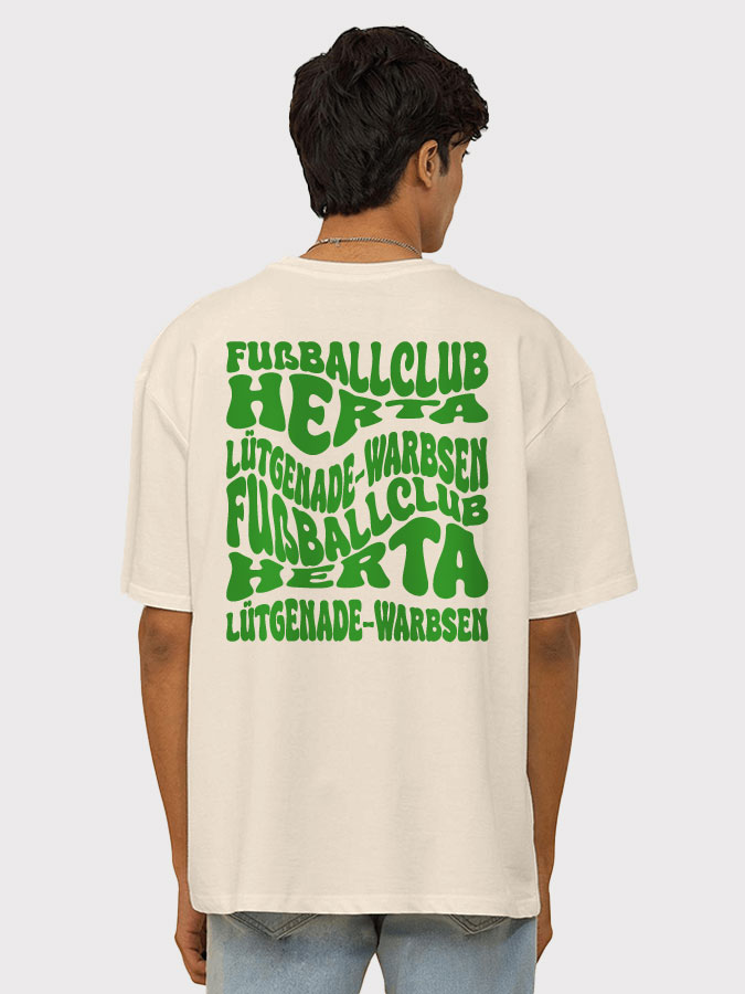 T-Shirt Oversized Wavy Herren