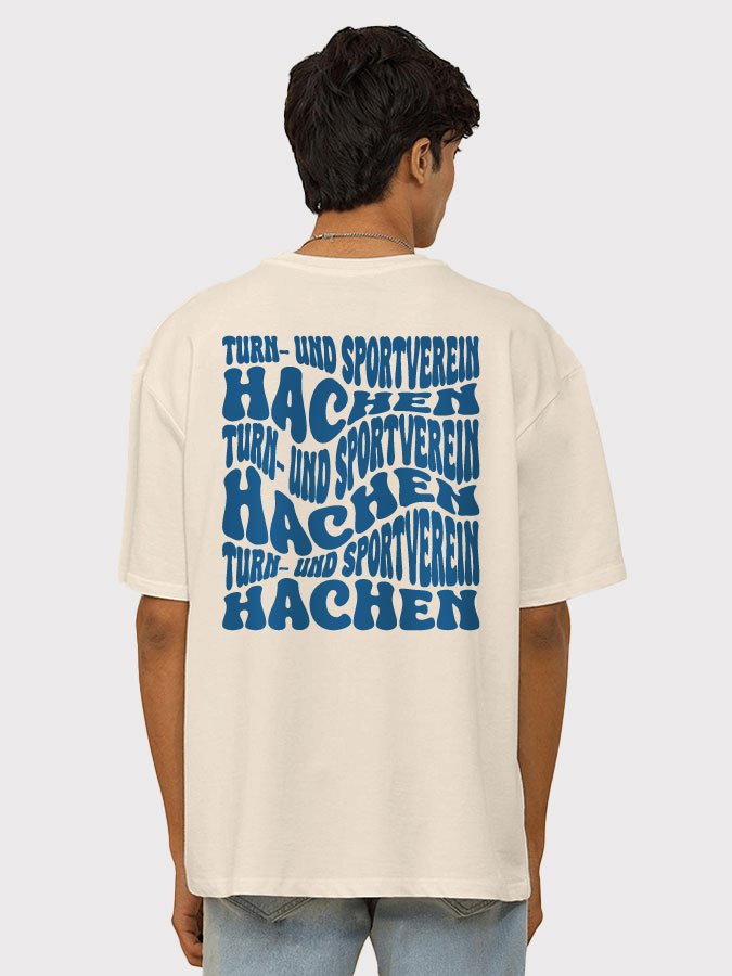 Oversized Shirt Wavy Herren