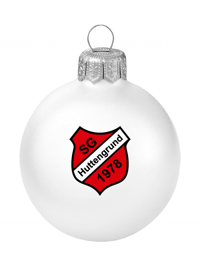 Weihnachtskugel Logo 8cm